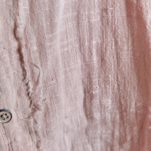 Free People We The Free One And Only Buttondown Top Dolman Oversized Sz S - Picture 7 of 11